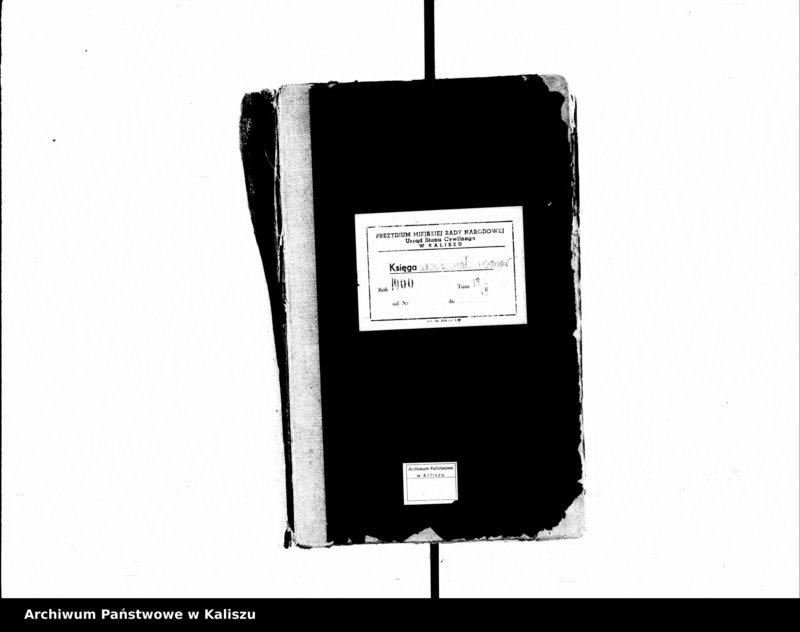 Obraz 5 z jednostki "Księga urodzeń, małżeństw i zgonów (duplikat)"