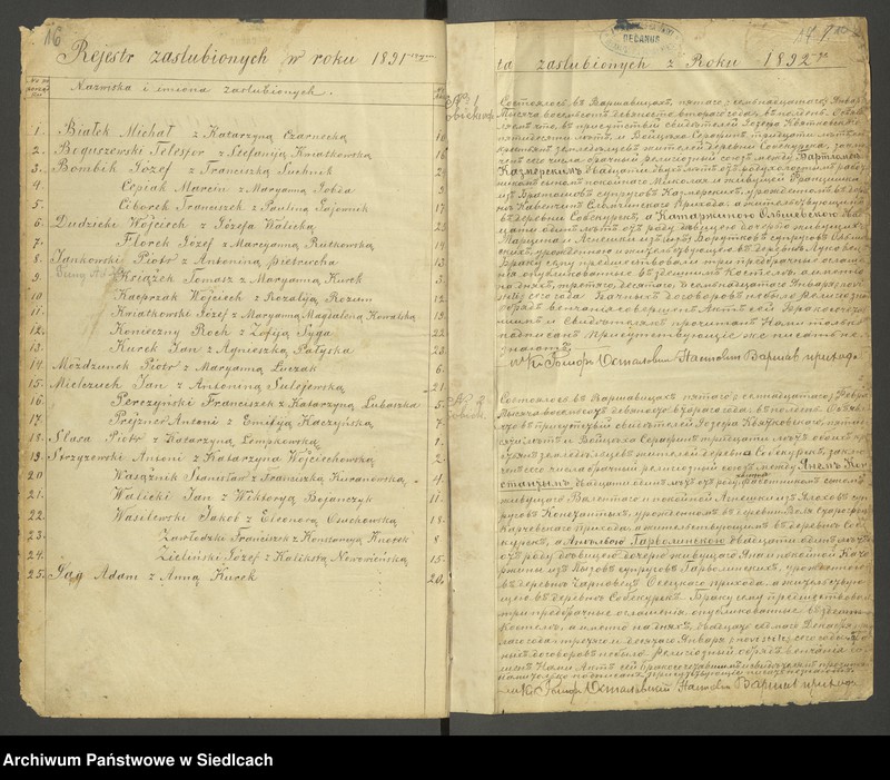 image.from.unit.number "Akta małżeństw- unikat do aktu nr 12 z 19 lipca 1916 roku"