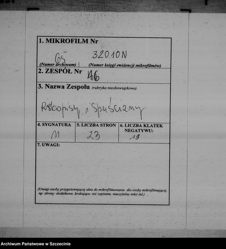 image.from.unit.number "Visitations - Abschied für das Concilium Academium zu Greifswald vom 20 November 1730."