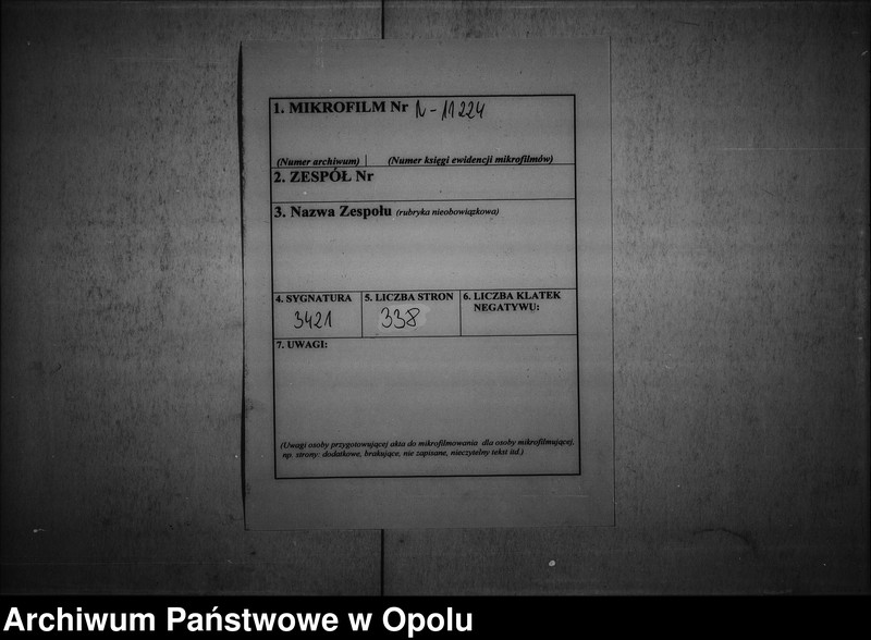 Obraz 2 z jednostki "Acta der Polizei - Verwaltung zu Oppeln betreffend gewerbl[iche] Anlage die Gasanstalt Vol. I"