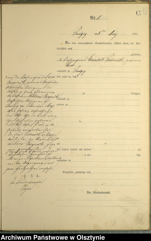 image.from.unit.number "Sterbe-Haupt-Register Nr 1 - 31"