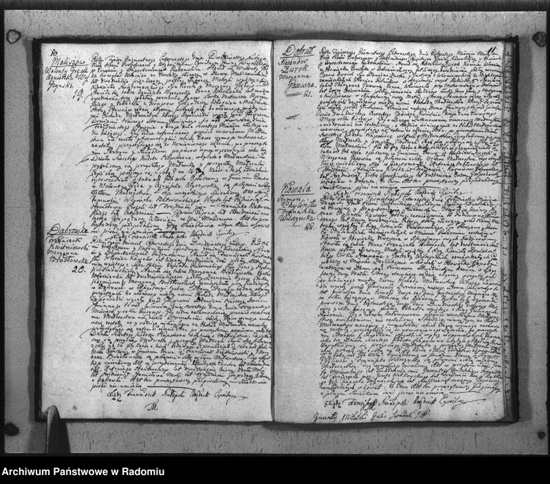 image.from.unit.number "Akta Stanu cywilnego Parafij Kowala Stępocina Zameijscia, Urodzenia i Zeyścia na rok 1814 Zdziałano i Parafowano"