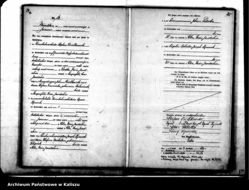 Obraz 16 z jednostki "[Księga małżeństw]"