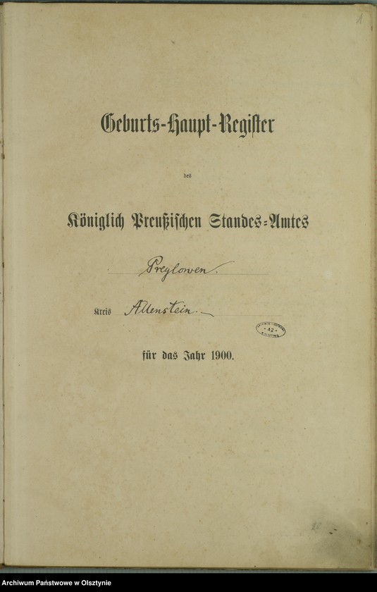 image.from.unit.number "Geburts-Haupt-Register Nr 1 - 74"