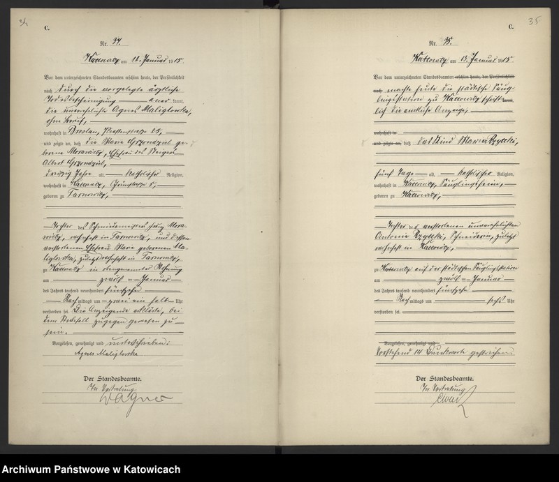 image.from.unit.number "Księga Zgonów nr 1-599, tom I"