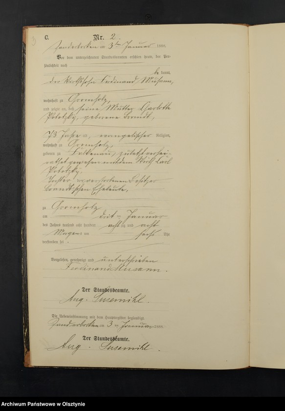 image.from.unit.number "Sterbe-Neben-Register Nr 1 - 85"