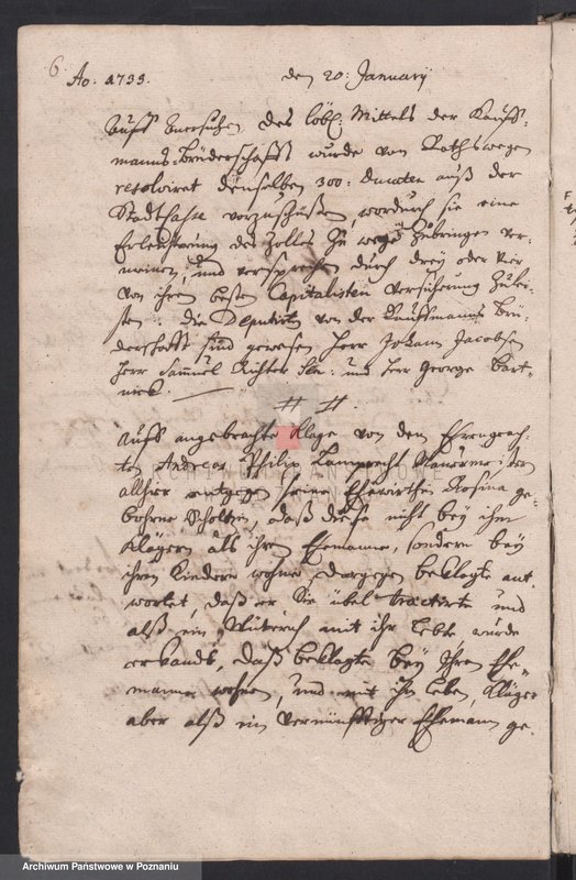 image.from.unit.number "Ratsprotokoll; język niemiecki, polski"