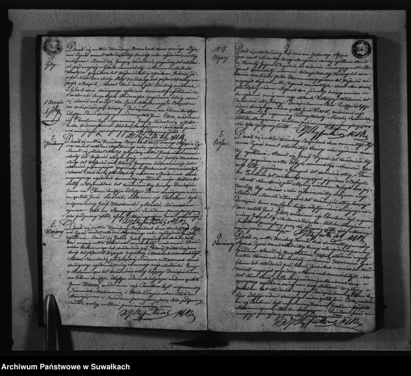 image.from.unit.number "Księga Duplikat Zaślubionych, Urodzonych i Zmarłych w Parafij Berznickiej w Roku 1843"