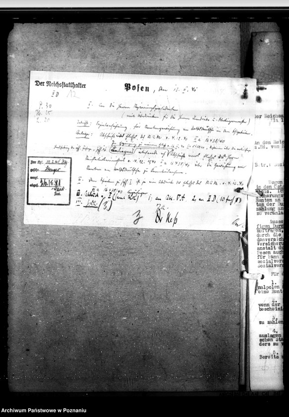 Obraz 16 z jednostki "Erfassung der deutschen Sozialrenten - Sozialversicherung"