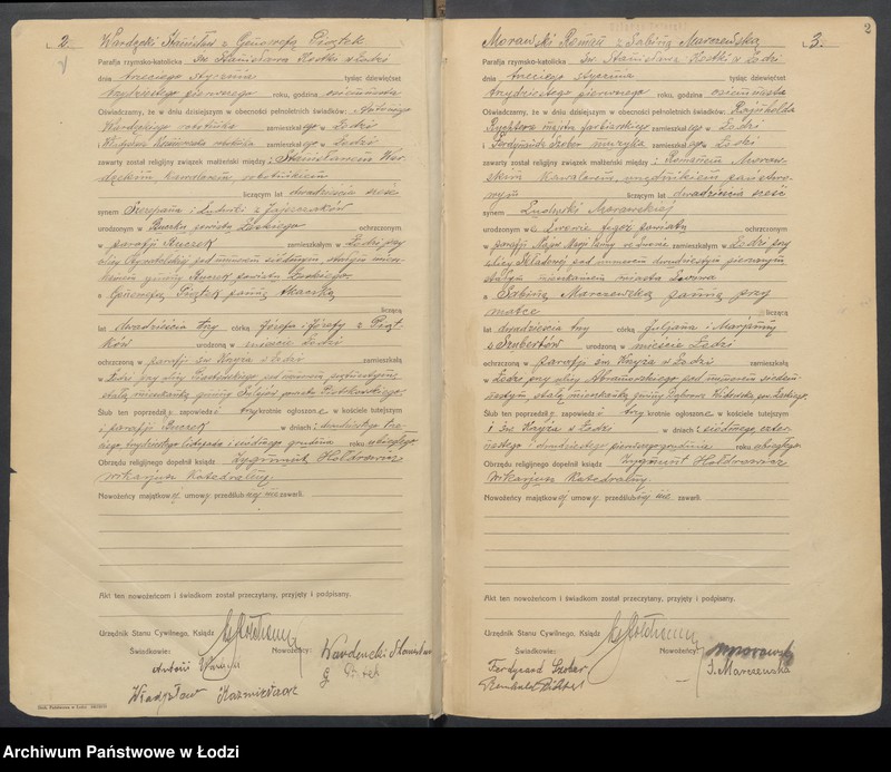 Obraz 4 z jednostki "Akta małżeństw"