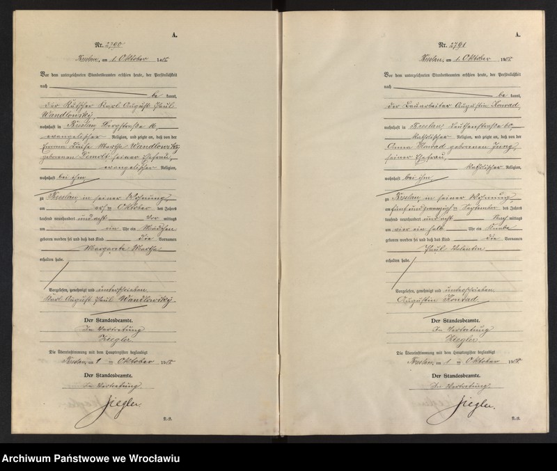 image.from.unit.number "Geburts-Neben-Register Breslau I 1908 Band 8"