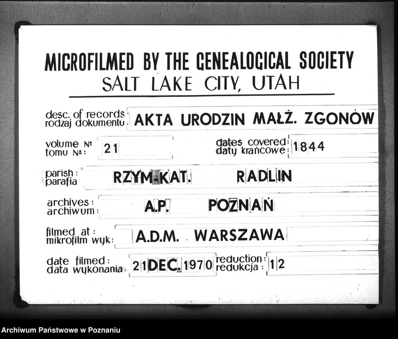 Obraz 7 z jednostki "Duplikat urodzonych, zaślubionych, zmarłych"