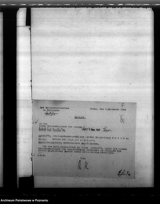 Obraz 11 z jednostki "Notdienstverpflichtung der Ärzte"