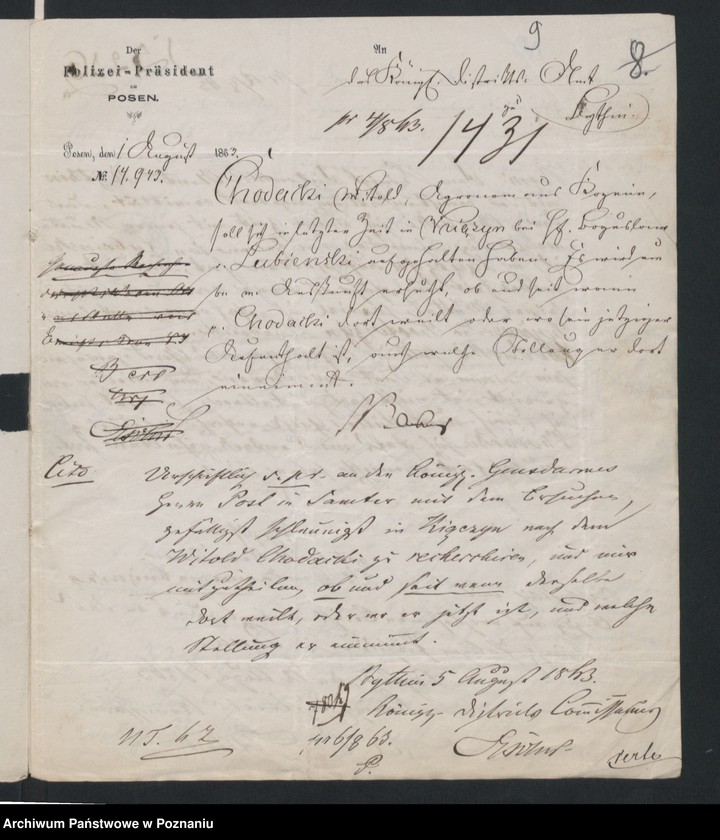 Obraz 14 z jednostki "A. betr. Witold von Chodacki aus Fabianowo"