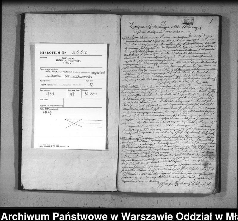 image.from.unit.number "Akta urodzeń, małżeństw i zgonów"