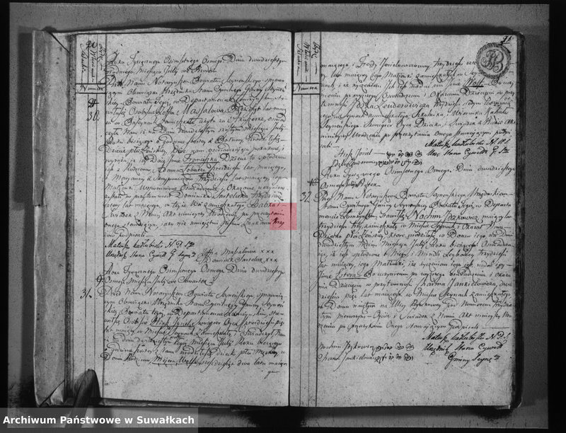 image.from.team "Akta stanu cywilnego parafii rzymskokatolickiej w Sejnach"