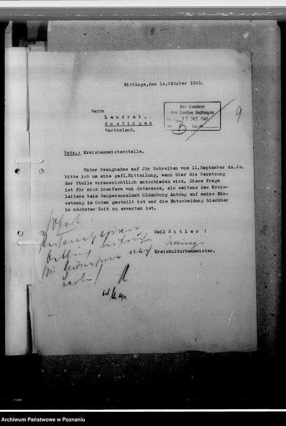 Obraz 13 z jednostki "Oetting, Hans - Kreisbaumeister"