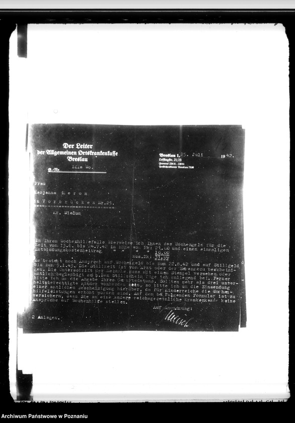 Obraz 17 z jednostki "Wochenfürsorge - fürsorgerechtliche Wochenhilfe"