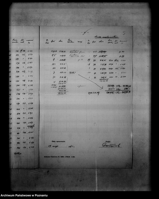 Obraz 9 z jednostki "/Fundusz obrotowy reformy rolnej i zestawienia/ powiaty nowotomyski i grodziski/"