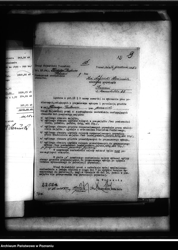 Obraz 16 z jednostki "Majątek Strzeszyn-Pawłowice powiatu poznańskiego - /sprawy parcelacyjne/"