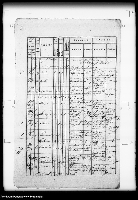 Obraz 12 z jednostki "[Kopie ksiąg metrykalnych parafii Boratyn z filią Ostrów (dekanat Bełz)]"