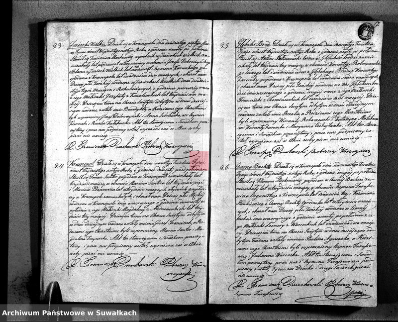 image.from.unit.number "Duplikat Narodzonych, Zaślubionych i Zeszłych w Parafii Krasnopolskiey z Roku 1836."