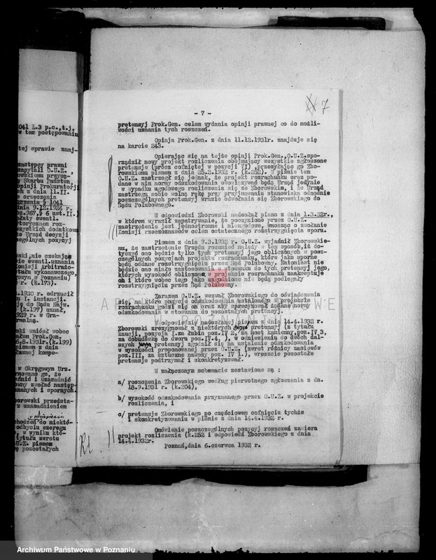 Obraz 12 z jednostki "Akta dodatkowe dotyczące majątku państwowego Grabionna powiatu wyrzyskiego /m.in. sprawy dzierżawy majątku/"