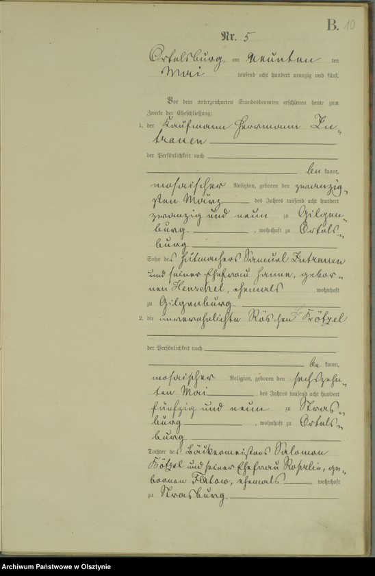 image.from.unit.number "Heiraths-Haupt-Register Nr 1 - 18"