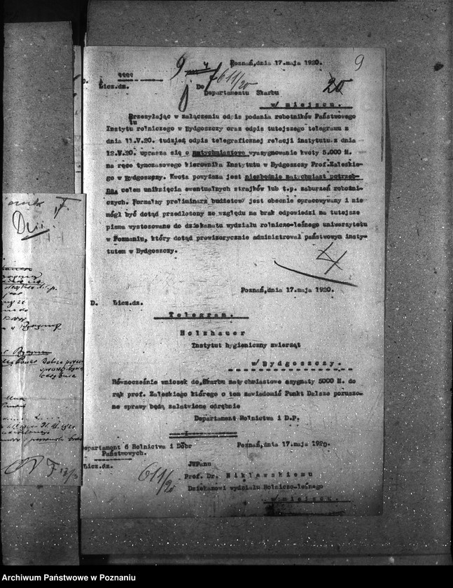 Obraz 13 z jednostki "Sprawy osobowe Państw. Naukowy Instytut Rolniczy w Bydgoszczy [personalne ogólne]"