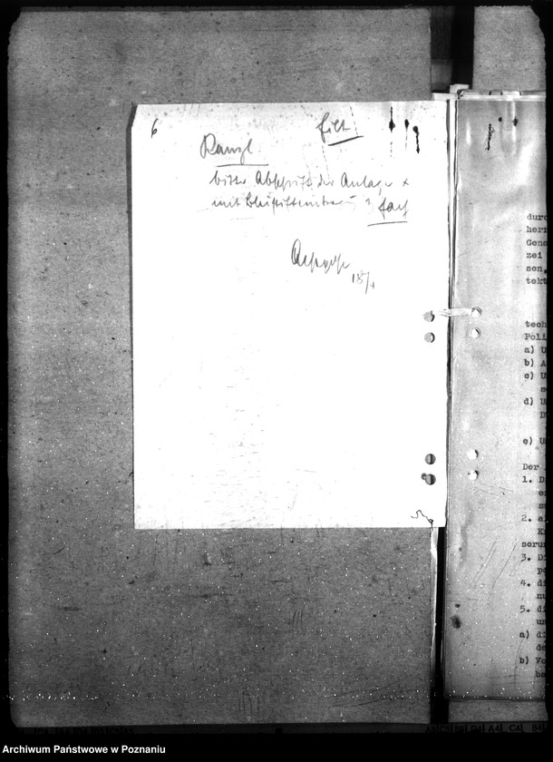 Obraz 10 z jednostki "Architekten - Vertrag - Polizeiverwaltung Posen"