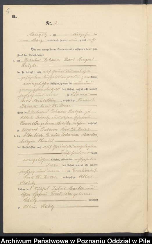 image.from.unit.number "Księga małżeństw"