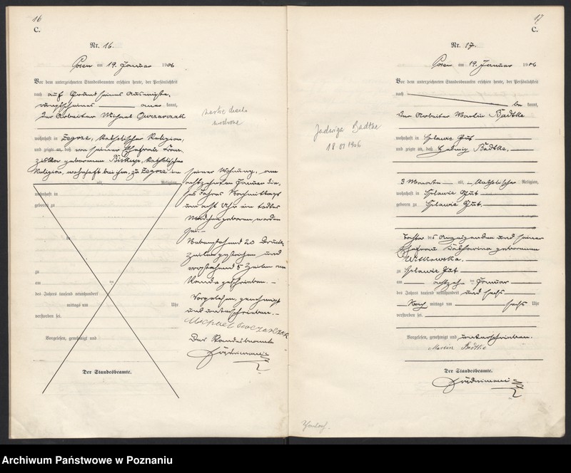 Obraz 11 z jednostki "Księga miejscowa zgonów"