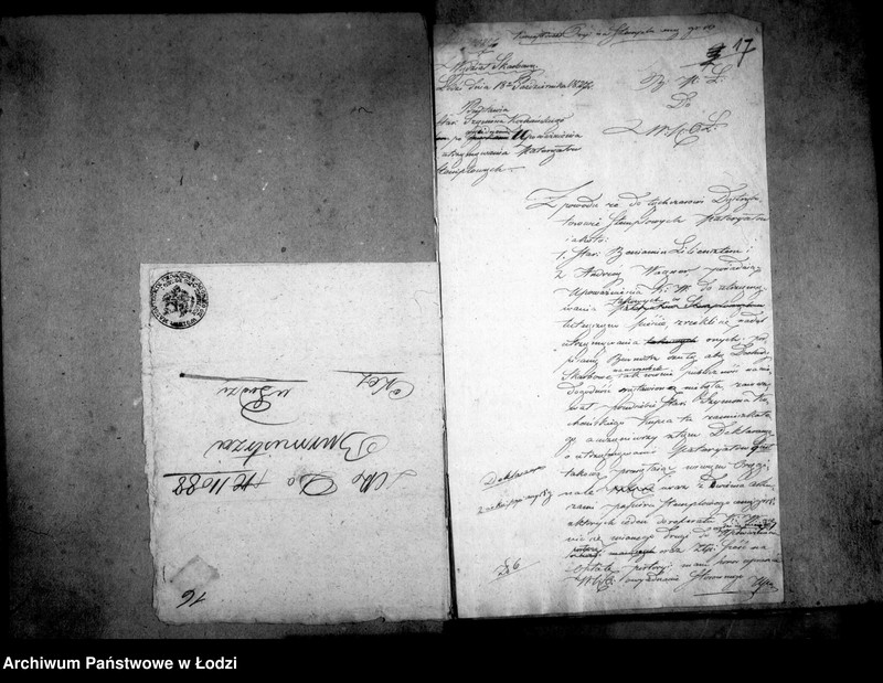 Obraz 14 z jednostki "Akta tyczące się konsensów na dystrybucję papieru stemplowego"