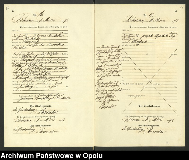 image.from.unit.number "Urząd Stanu Cywilnego Łany Księga zgonów rok 1893"