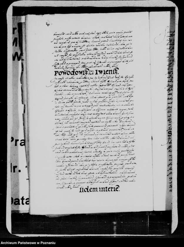 Obraz 19 z jednostki "Inscriptiones, relationes, decreta [inducta]"