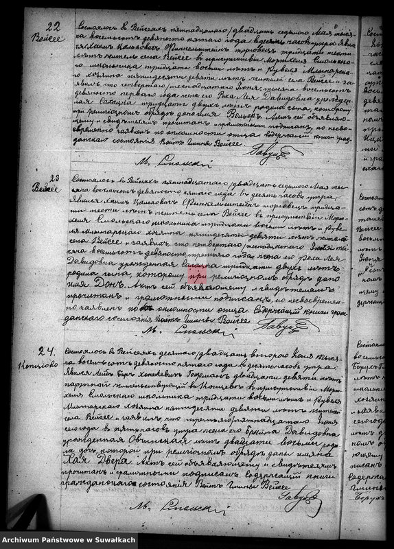 image.from.unit.number "Duplikat Aktov Graždanskogo sostojanija Evreev Vejsejskogo Božničnogo Okruga o roždenij, brake i smerti na 1895 god"