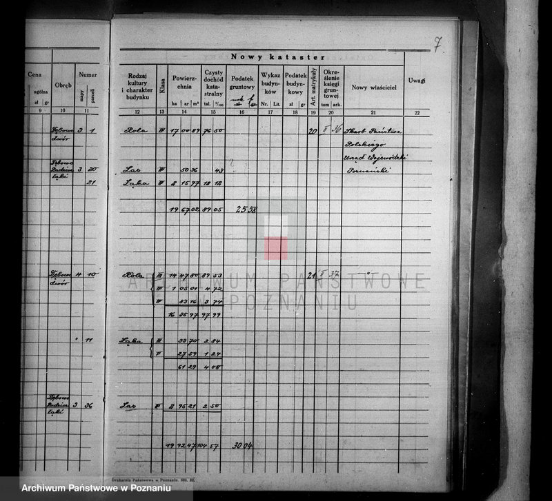 Obraz 11 z jednostki "Ostateczny rejestr pomiarowy majątku Dębowo powiatu wyrzyskiego"