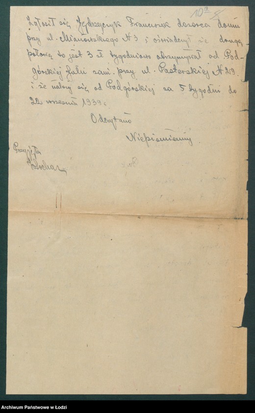 Obraz 13 z jednostki "[II Komisariat - protokoły i raporty patroli i posterunków]"