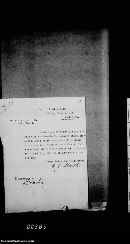 Obraz 5 z jednostki "Akta dotyczące spraw ogólnych"