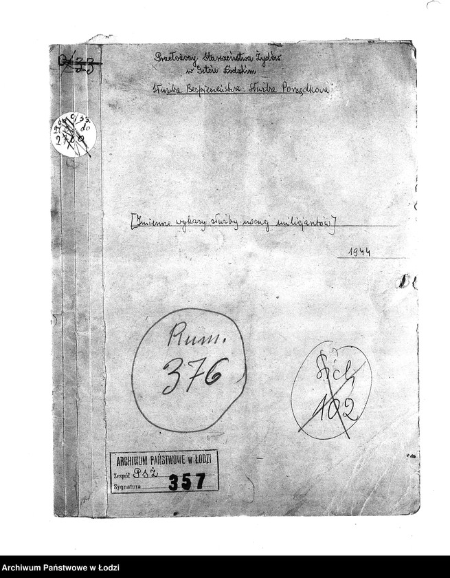 Obraz 3 z jednostki "[Imienne wykazy służby nocnej milicjantów]"