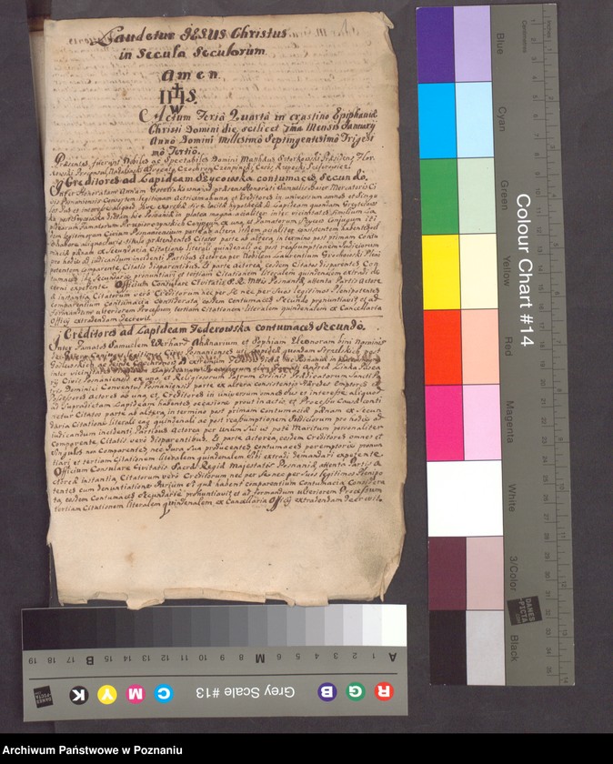 Obraz 4 z jednostki "Liber actorum officii consularis civitatis Posnaniae."