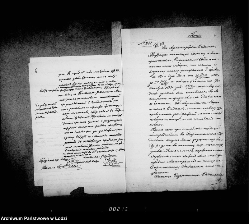 Obraz 9 z jednostki "O postrojke novych čugunnych mostikov na rejnštokach"