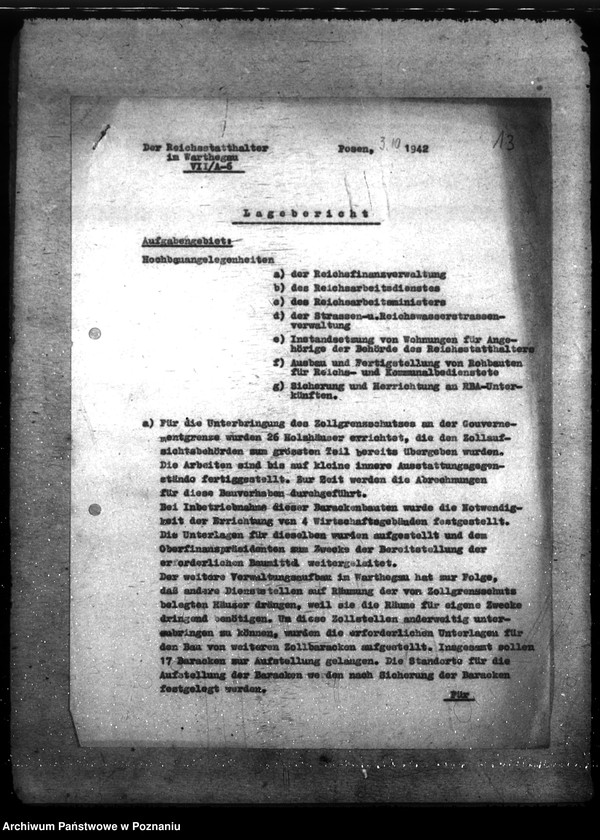 Obraz 17 z jednostki "Sprawozdania sytuacyjne wydziału budowlanego"