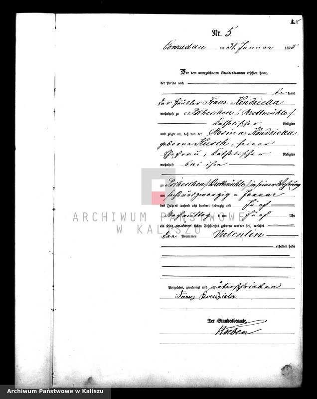 Obraz 9 z jednostki "[Księga urodzeń]"