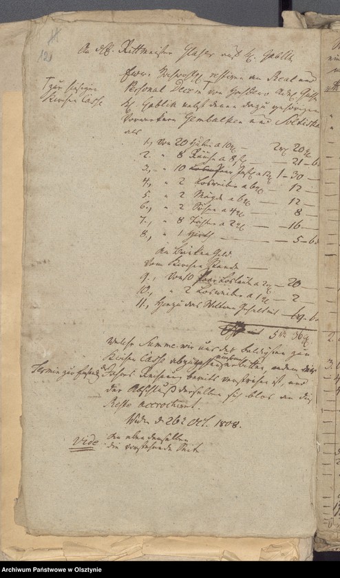 image.from.unit.number "Einnahme beider Kirchen Armen und Schulkasse zu Widminnen"