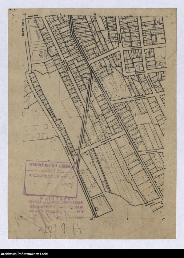 Obraz 7 z jednostki "Plan miasta Łodzi Sekcja NW 12"