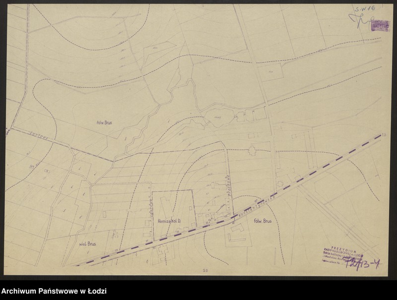Obraz 4 z jednostki "Plan m. Łodzi 1: 2000. Sekcja SW 16"