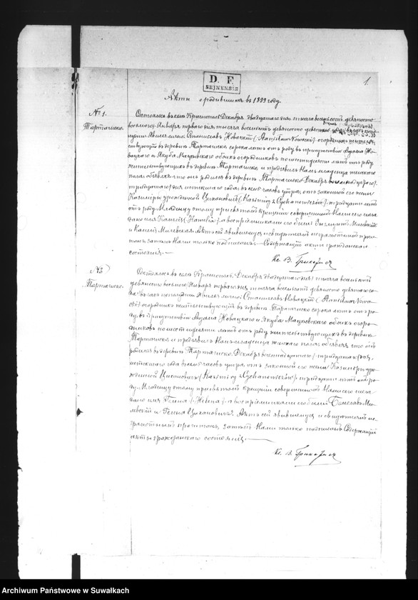 Obraz 5 z jednostki "Duplikat Krasnopolskago rimsko-katoličeskago prichoda na 1899 god"