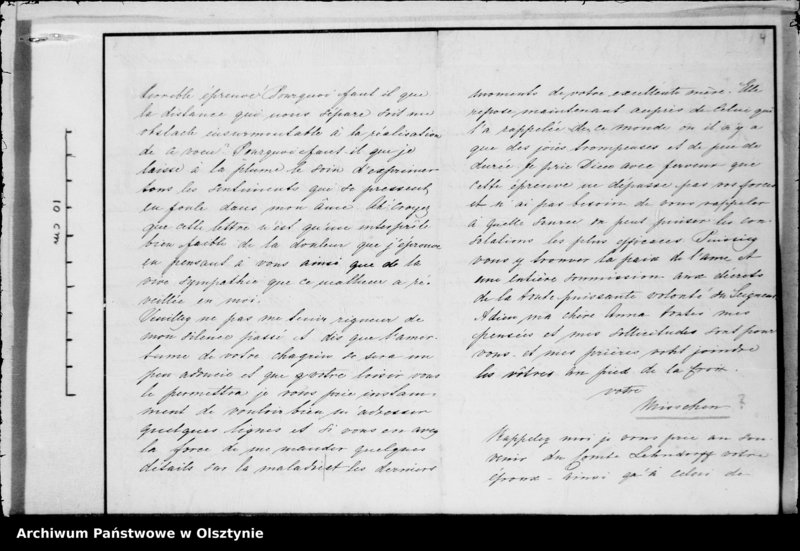image.from.unit.number "/Kopie der A. Lehndorff des Briefes der Ita v. Bismarck, Mieschens u. Mitas Beschreibungen des Sterbens der Gfin Agnes Hahn über Karl M. H. Lehndorffs Tod, Frh. v. Feut u. Louise v. Weitzel, Regisseur Fr. Frank an Anna Gf. Lehndorff geb. Hahn/"