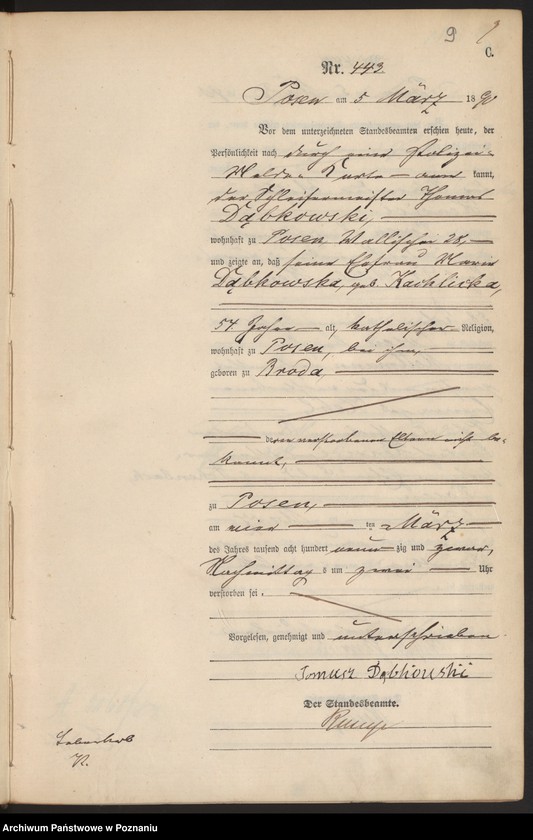 Obraz 12 z jednostki "Księga zgonów t. II"